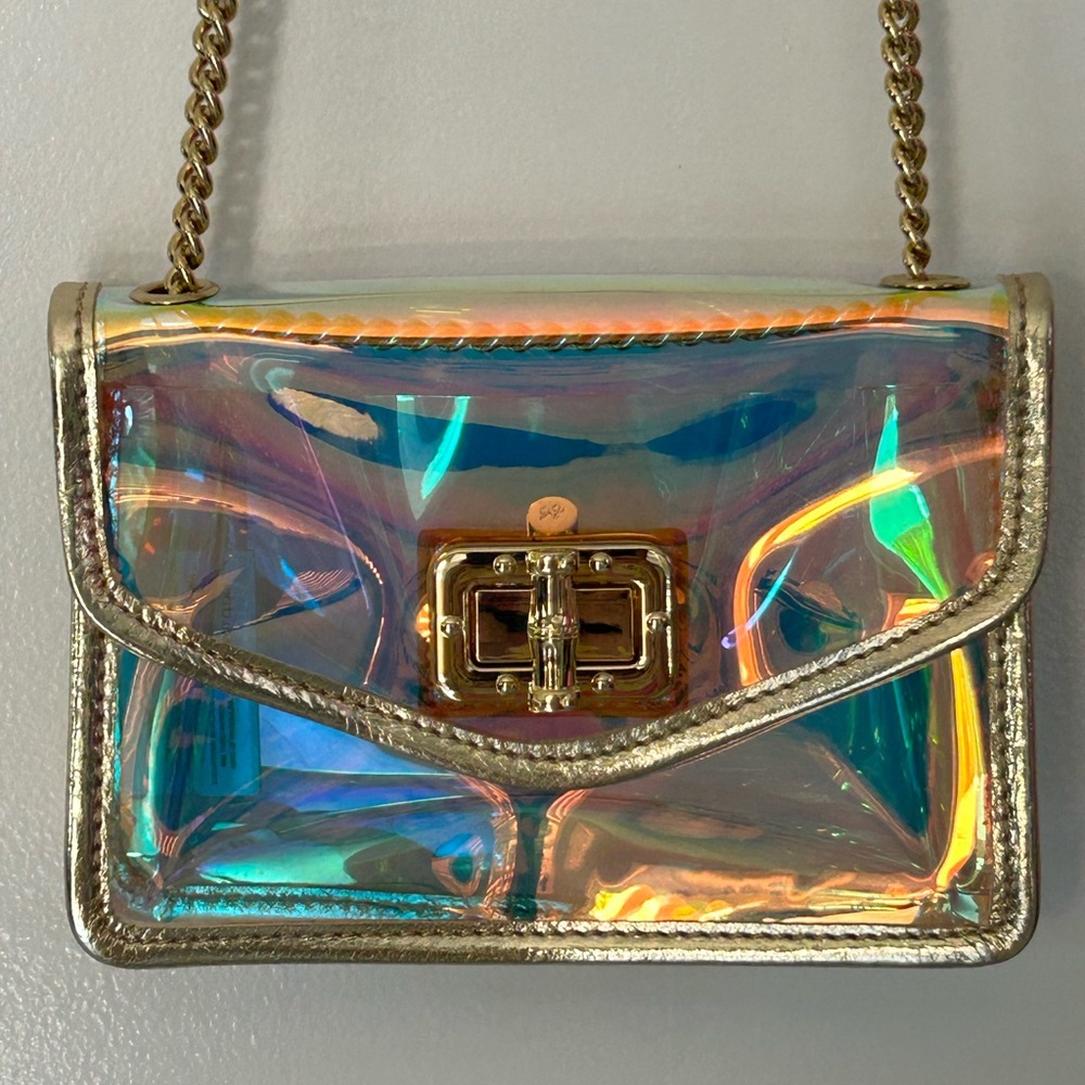 Clear stadium crossbody bag